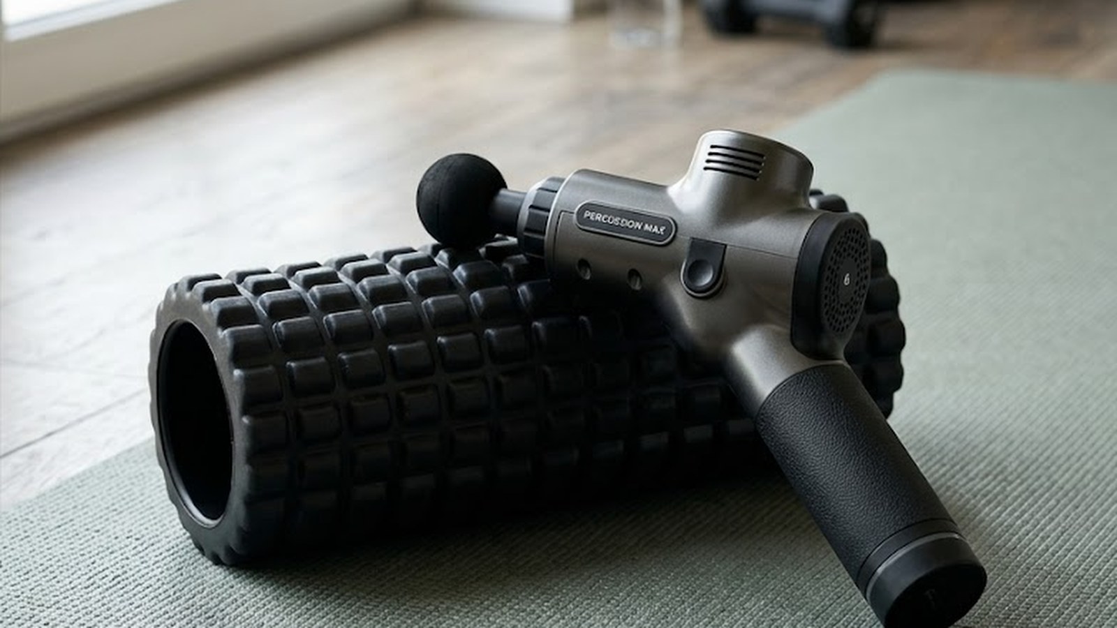 Peer-reviewed evidence on foam rolling and percussion massage: Konrad 2020 meta-analysis, Davis 2020 BMJ review, Sams 2023 percussion therapy systemat